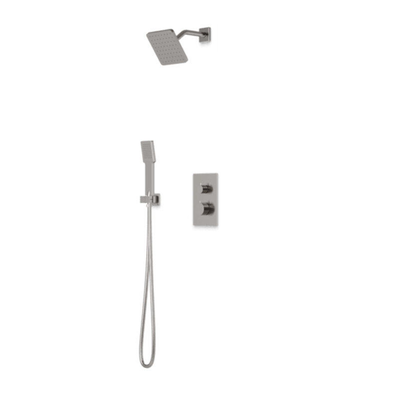 Complete Shower System, Brushed Nickel