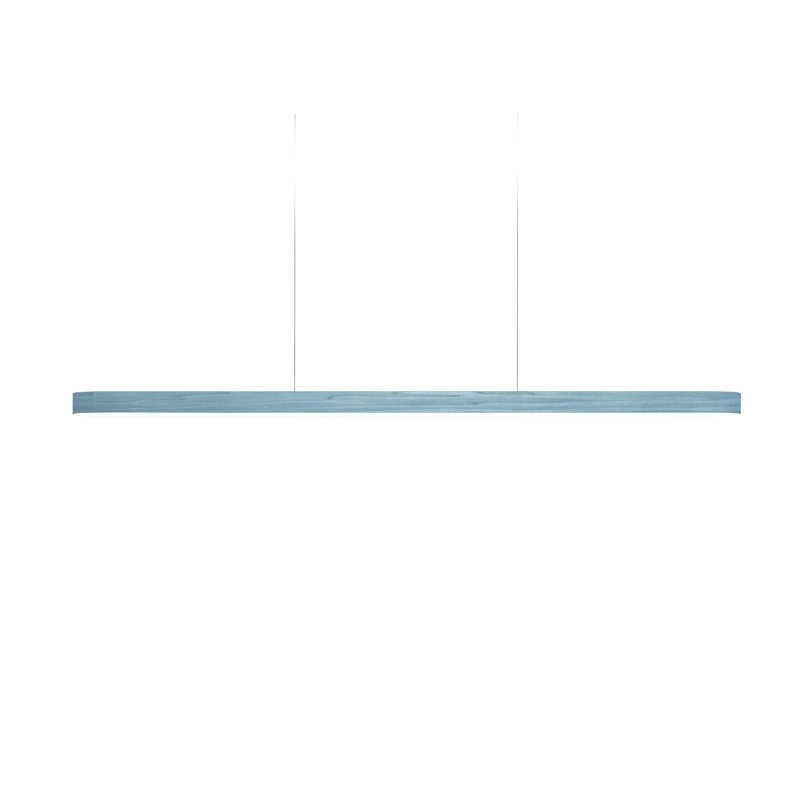 11 - Light LED Pendant, Matte White, 2" H x 59.1" W x 2" D