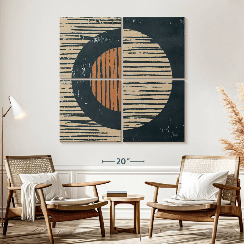 Primitive, 57" H x 57" W