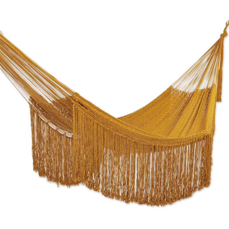 Hamac à barre d'écartement double, l 75 po x L 79 po, Rassemblé