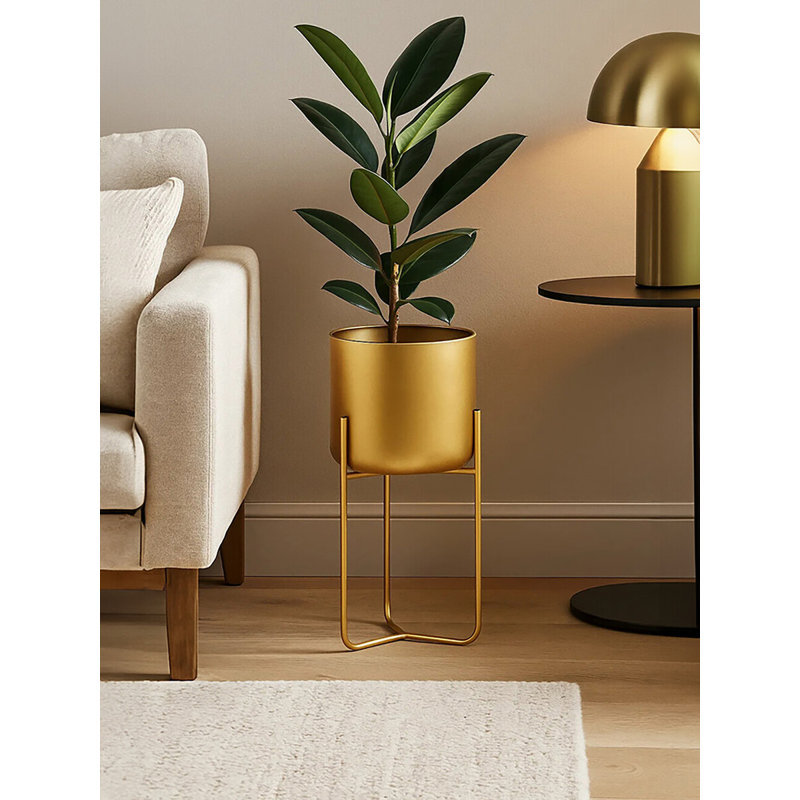 Alawna Metal Plant Stand, 40cm H x 19cm W x 19cm D