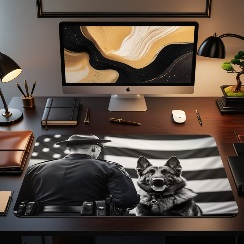 Polyester Desk Pad, 23.6x13.8