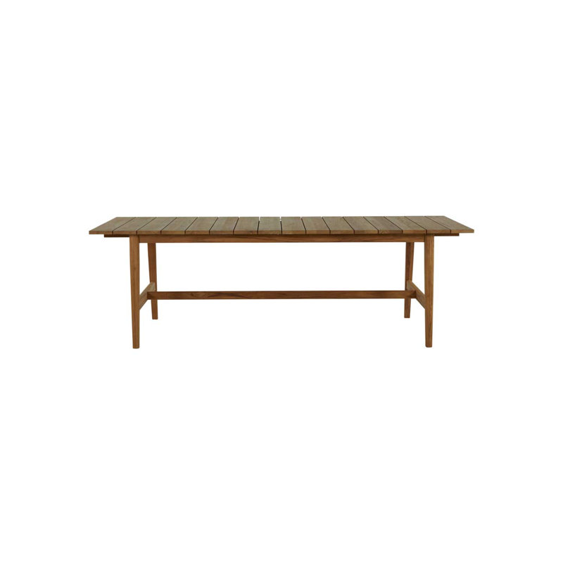 Coast Outdoor Dining Table, Natural Teak