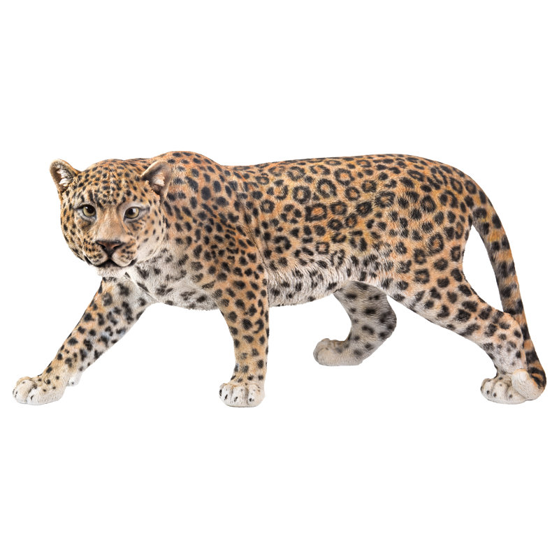 Leopard Stalking Statue