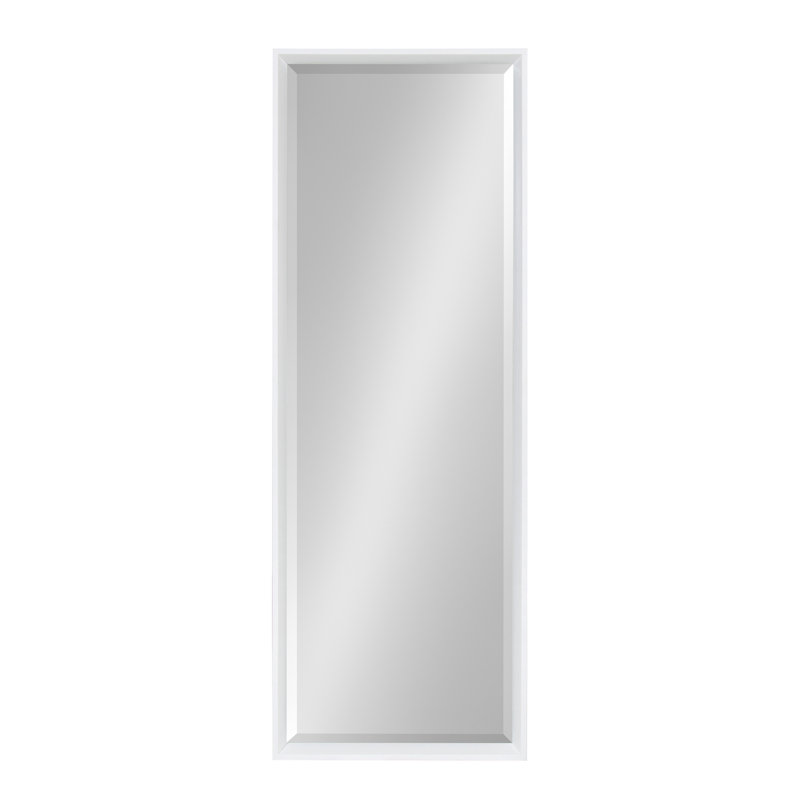 Miroir d'appoint Ovey, Blanc, 49,5 po x 17,5 po