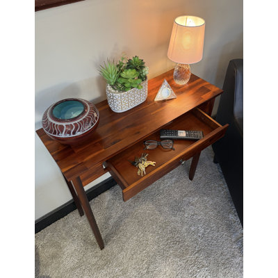 Console en bois massif 32 "Aiydan