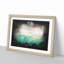 Kailua Beach in Honolulu Hawaii - Picture Frame Graphic Art Print-56863325-56863326
