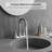Double Handle Centerset Bathroom Faucet with Drain Assembly(Set of 2)
