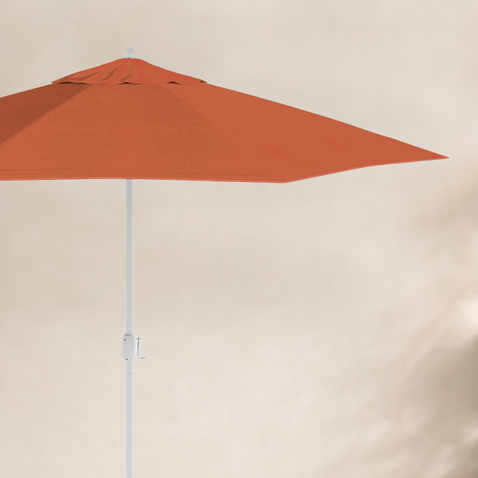 Kenne Sunbrella® Umbrella, 108" W x 108" D, Canvas Melon Sunbrella® Canvas