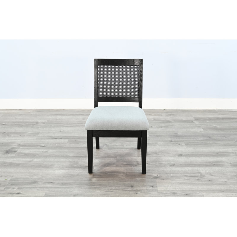 Chaise d'appoint en bois massif Aurika, Ombre