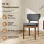 Chaise d'appoint rembourrée en bois massif-128932293