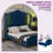 House of Hampton Velvet Upholstered Wingback Bed With LED Light-1145318854-1149318520