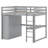 Jamien Kids Full Loft Bed with Drawers-2016140544