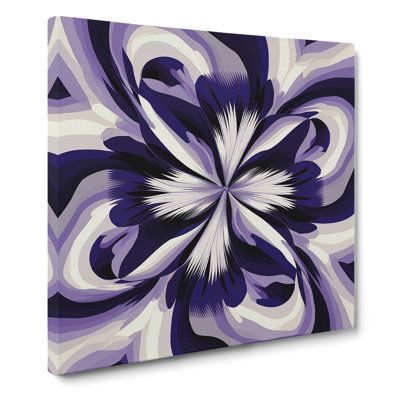 Iris Flower Op Art - Print