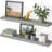 Sydney 36" W x 6" D Floating Shelves Set with Invisible Wall Mount Brackets-97960581