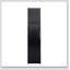 Armoire de rangement murale empilable, P 15,75 po x l 15,75 po x H 70,87 po, noire