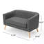 Decato 51.5" Tuxedo Arm Loveseat-1984959686-1896282575