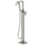 Double Handle Floor Mounted Freestanding Tub Filler with Hand Shower-26114738