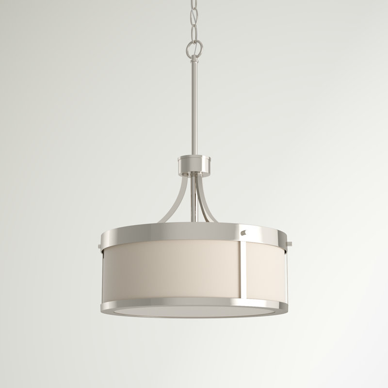 Ashaan 2 - Light Unique/Statement Pendant, Polished Nickel