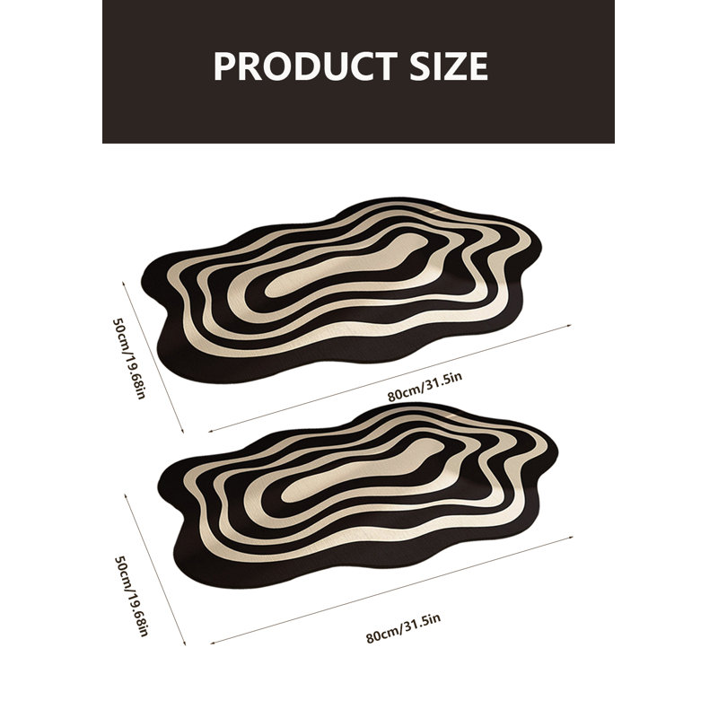 Keyvan Non-Slip Bath Mat, 19.6"W x 31.5"L