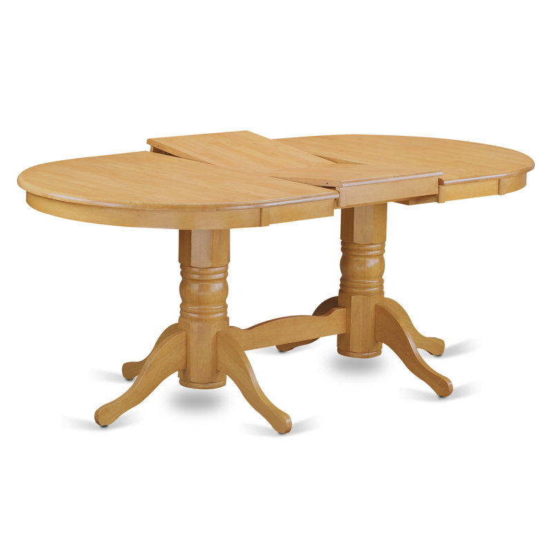Ensemble de table de salle à manger moderne 7 pièces 7 pièces en chêne, 7 pièces : 1 table, 6 chaises