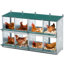 Boîte de nidification à 8 compartiments pour poules pondeuses, poulailler en métal, fixation murale pour poulets, poules et poulailler