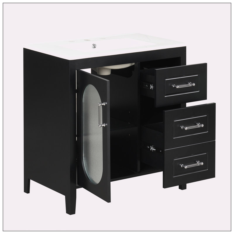 30" Bathroom Vanity with Sink