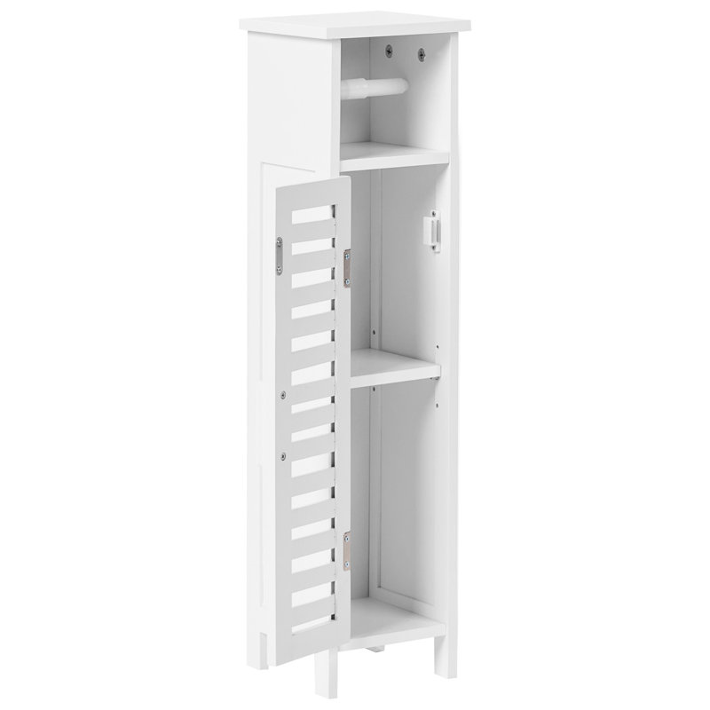 Toilet Paper Cabinet Olathe Bamboo Wood, Natural