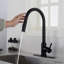 Robinet de cuisine tactile avec douchette extractible-125772362