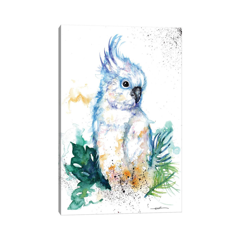Cockatoo by BebesArts - Wrapped Canvas Gallery-Wrapped Canvas Giclée, Wrapped Canvas, 26" H x 18" W