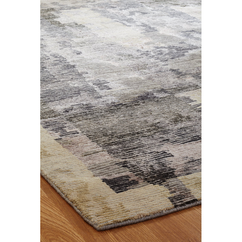 Area Rug in Gray, Rectangle 12' x 15'