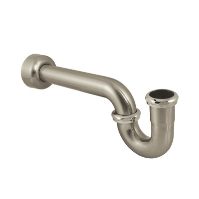 Kingston Brass Trimscape Decor P-Trap with High Box Flange, 13-1/16 Inch Length, 18 Gauge