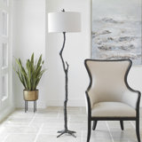Charlana 68.5'' Black Traditional Floor Lamp Set