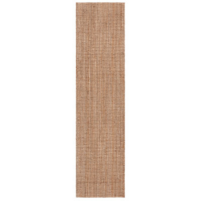 Calidia Natural Fiber Hand Woven Jute Solid Color Rug