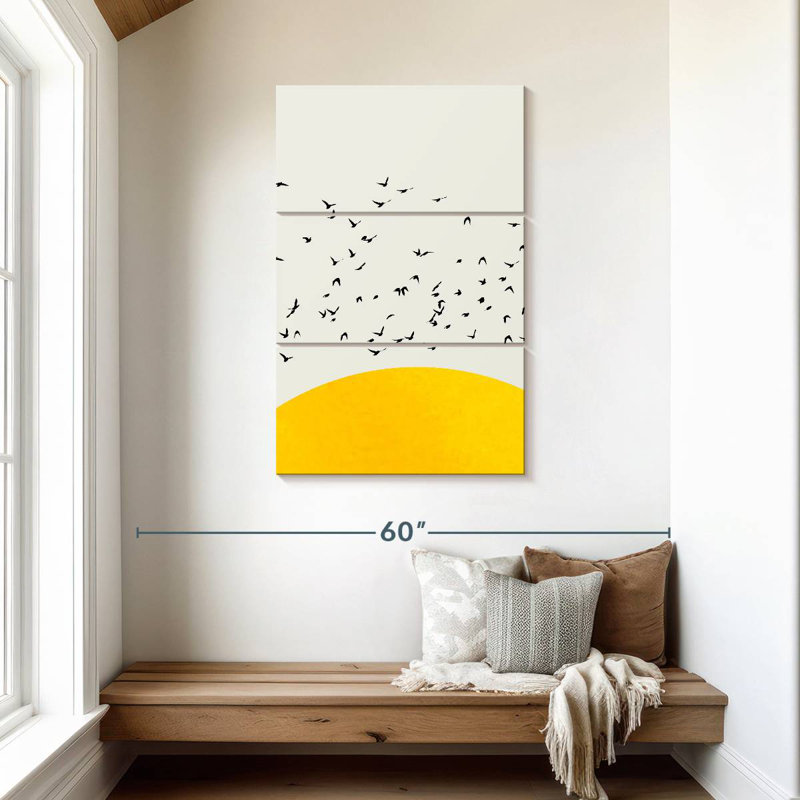 Oberle A Thousand Birds, 45" H x 28" W