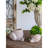 Textured Beige Finish Sand And Cement Planter 9.5X8.3X6 Inches, A Good Fit For Succulent Collections Decorative With Finish, Perfect Displaying Alone Or Plants-646414247
