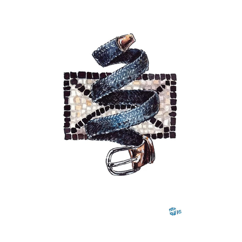 Andersons Belts by Sunflowerman - No Frame Gallery-Wrapped Canvas Giclée on Canvas, 45.72cm H x 30.48cm W
