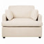 Fauteuil d'appoint surdimensionné - Coussins d'accoudoirs confortables-995166837