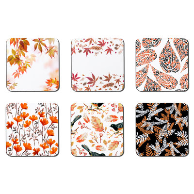 Square 6 Piece Coaster Set