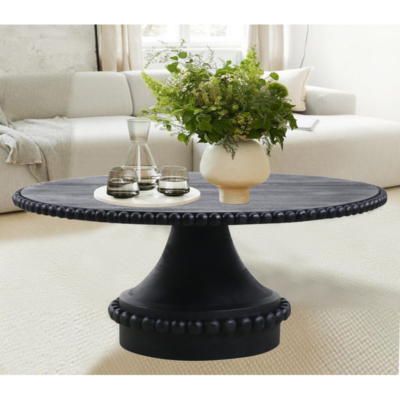 Table basse en bois massif Veator