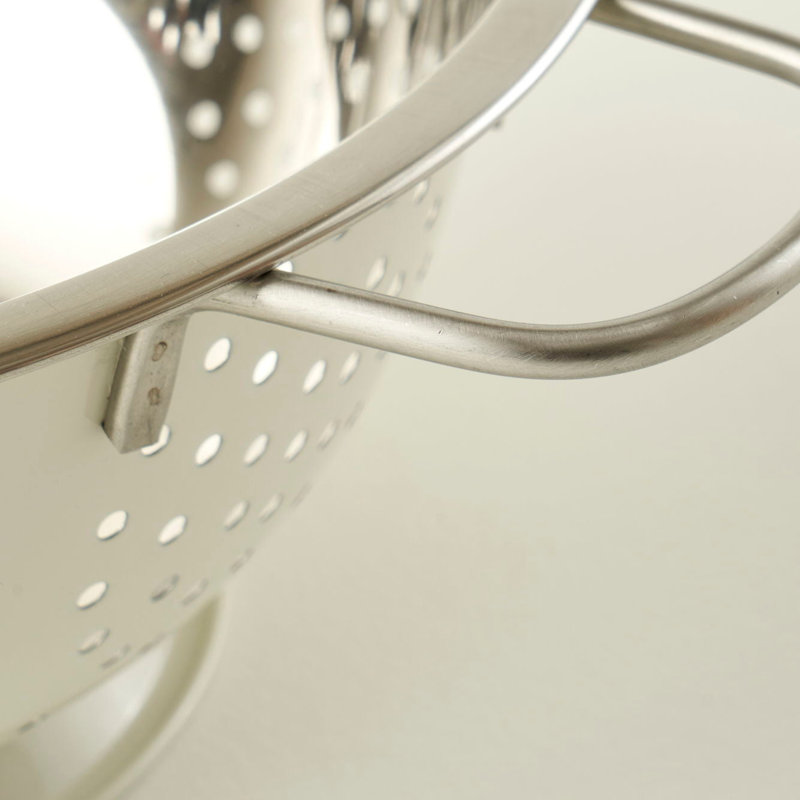 Giza White Stainless Steel Colander