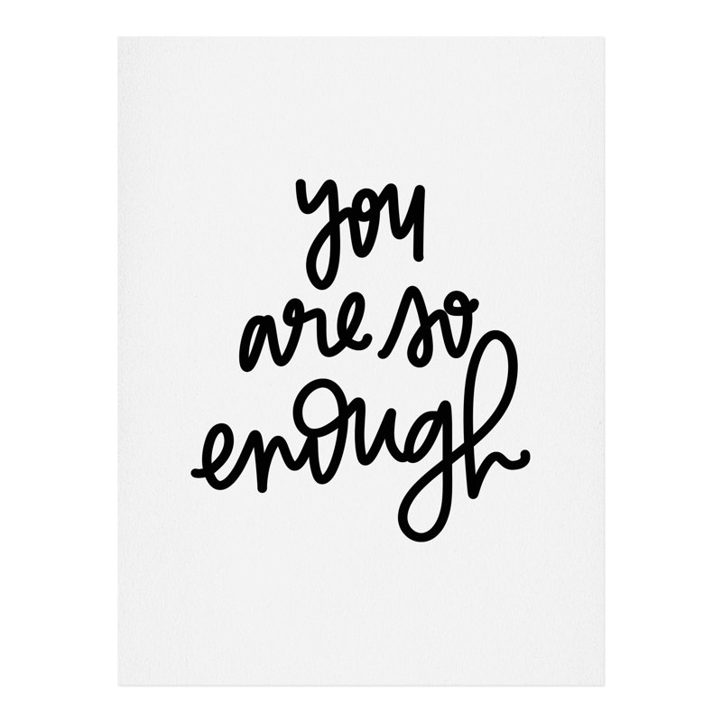 « you are soly », art textuel, H 10 po x l 8 po x P 0,03 po
