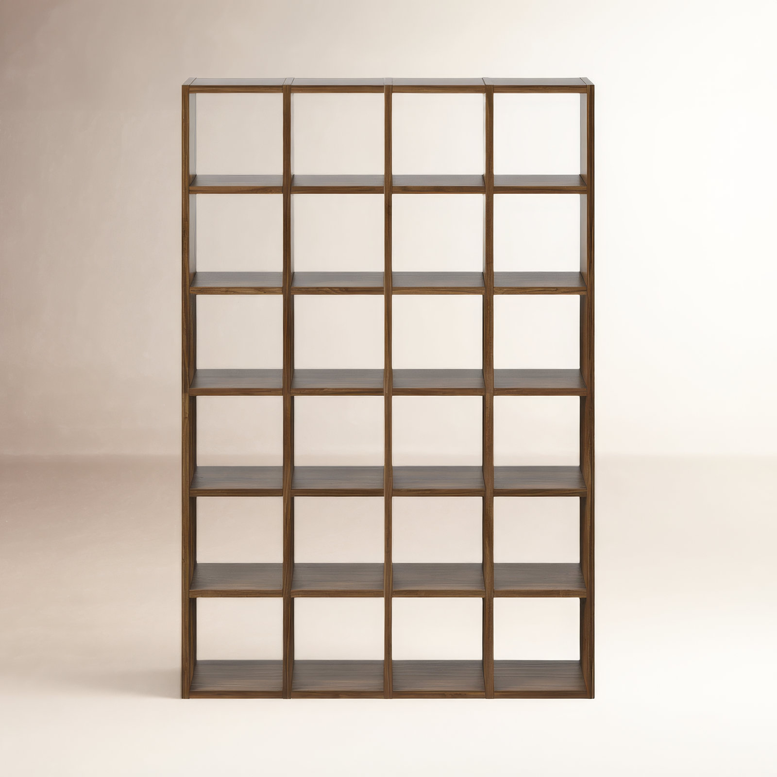 Araeya Wide Bookcase, Walnut