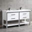 Base de salle de bain double 60 po uniquement meuble-lavabo-47778871