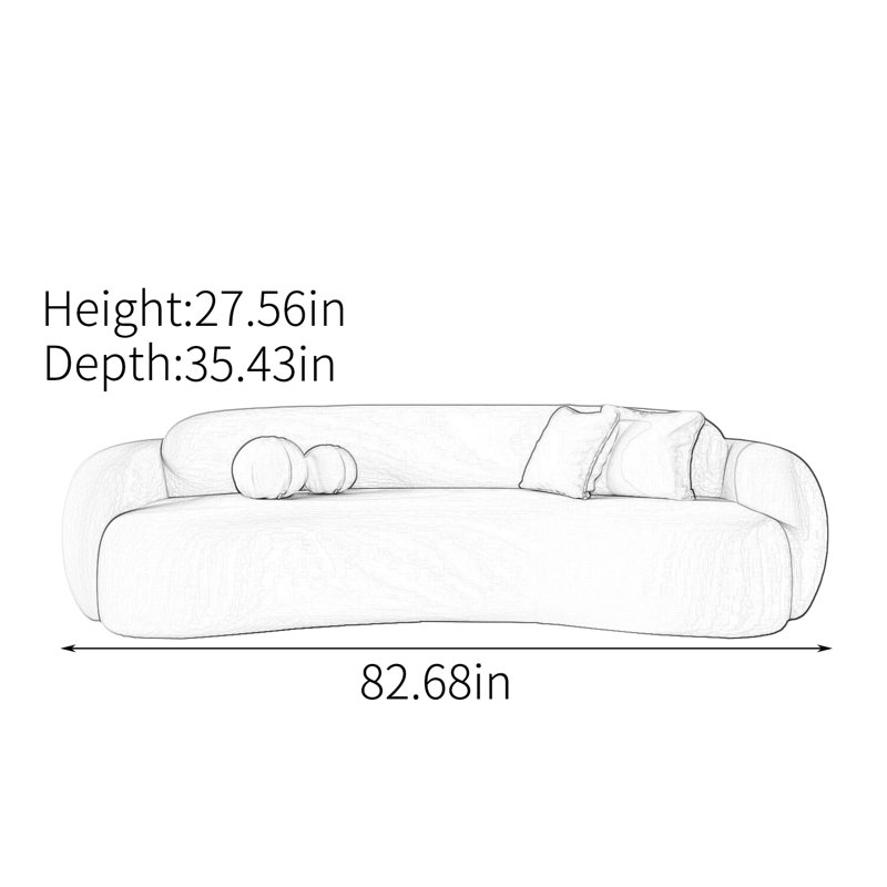 Feldhaus, H 27,56 po x l 82,68 po x P 35,43 po