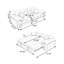 Canapé modulaire Black Cat-986914647