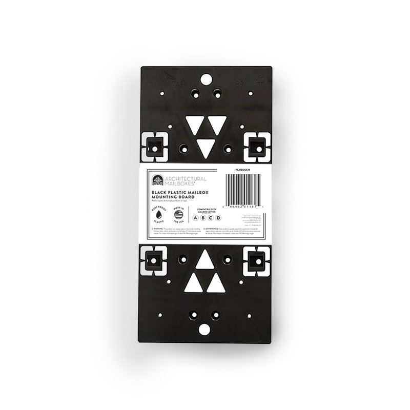 Architectural Plastic Mailbox Mounting Board
