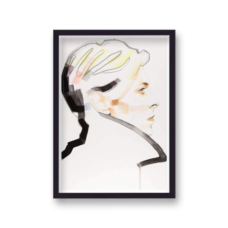 Bowie Couture Portrait by David Downton - Single Picture Frame Print