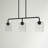 Klarice 3-Light Dimmable Seeded Kitchen Island Pendant 