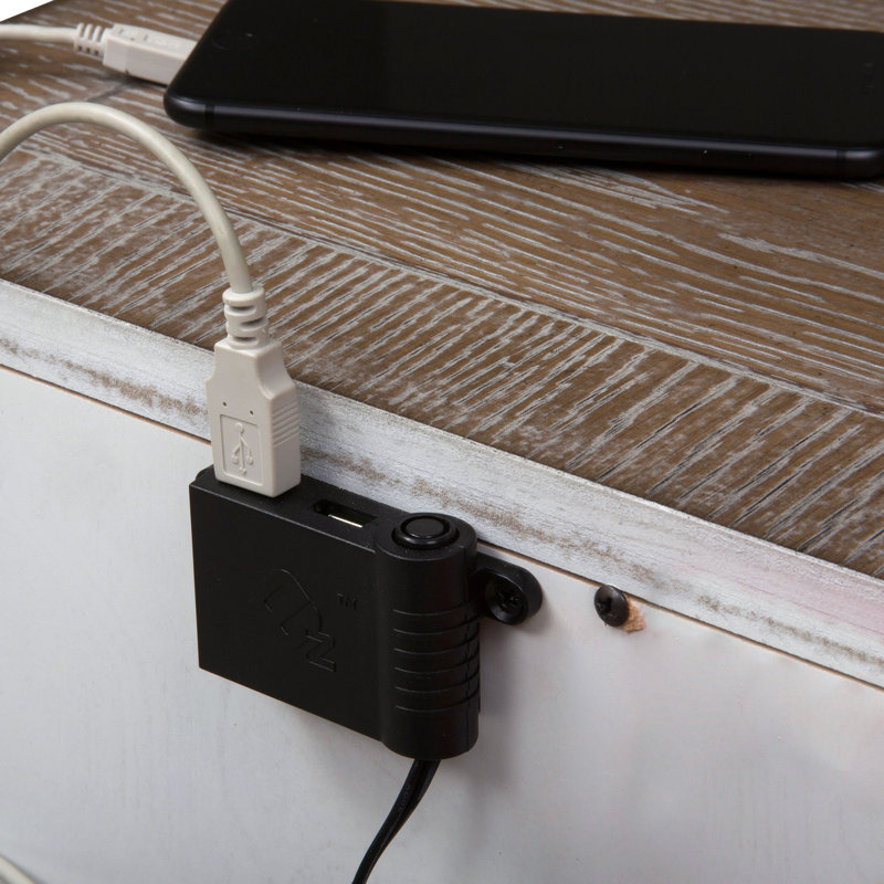 Colchester 22'' W Nightstand w/ Drawer & USB Port